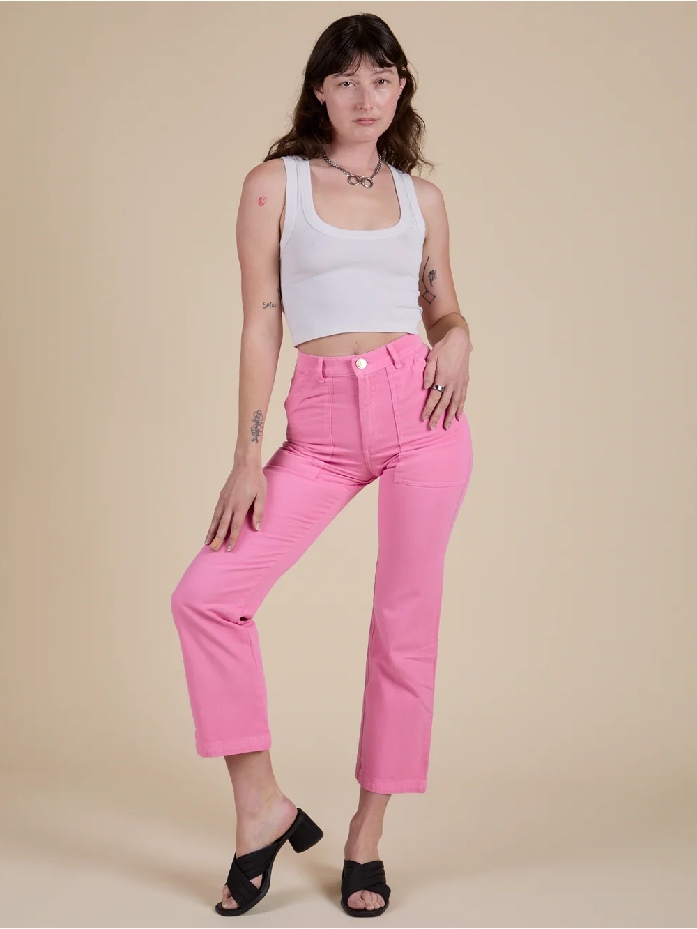 Big Bud Press Work Pants in Bubblegum Pink